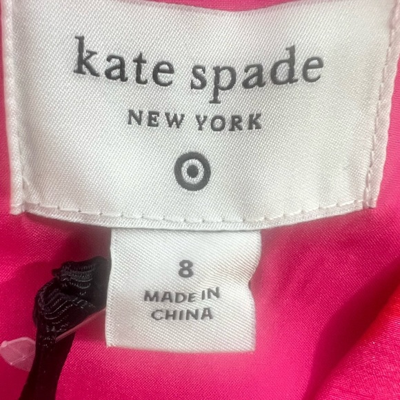 Kate Spade New York Red and Pink Sleeveless V-Neck Midi Dress - Picture 7 of 9